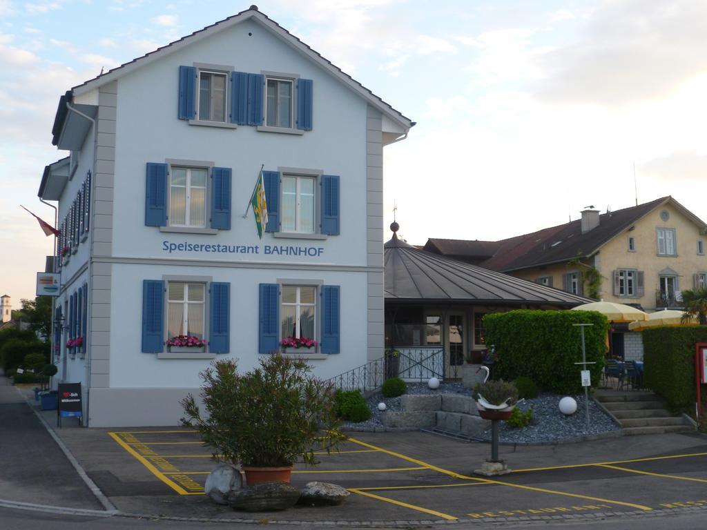 Hotel Speiserestaurant Bahnhof Güttingen Exterior foto