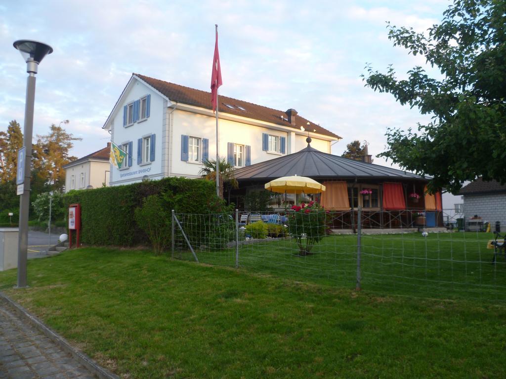 Hotel Speiserestaurant Bahnhof Güttingen Exterior foto